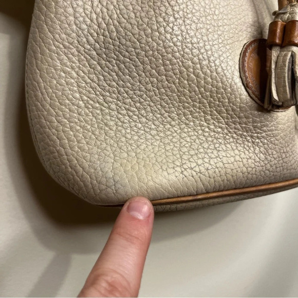 VTG DOONEY & BOURKE Pebbled Leather Bucket Bag Satchel - Picture 14 of 16